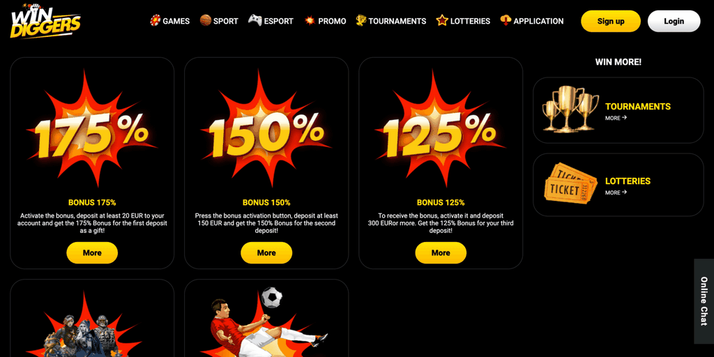 Win Diggers Casino Testimonial
